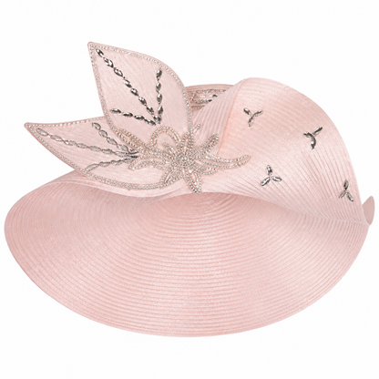 Elite Champagne 6055-PNK Church Hat