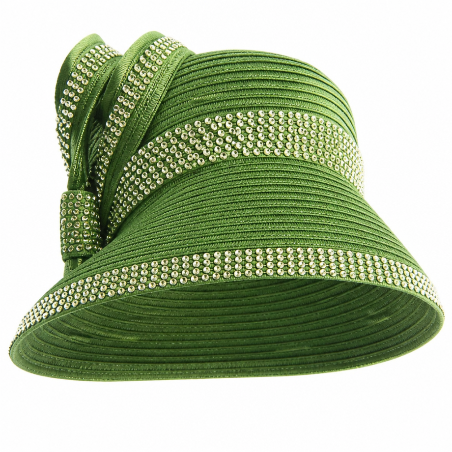 Lily and Taylor 4879-GRN Church Hat