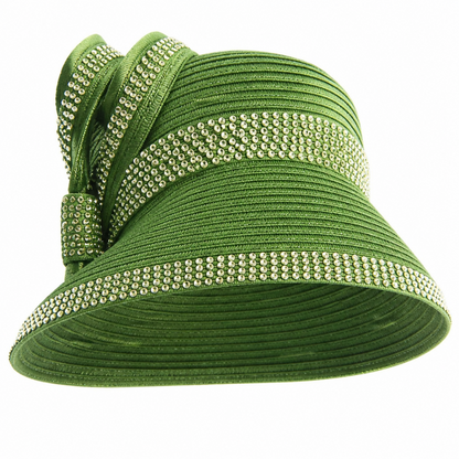 Lily and Taylor 4879-GRN Church Hat
