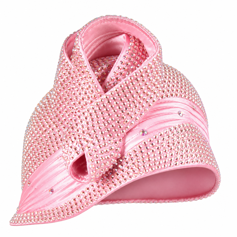 Lily And Taylor 4898-PNK-HAT Church Hat