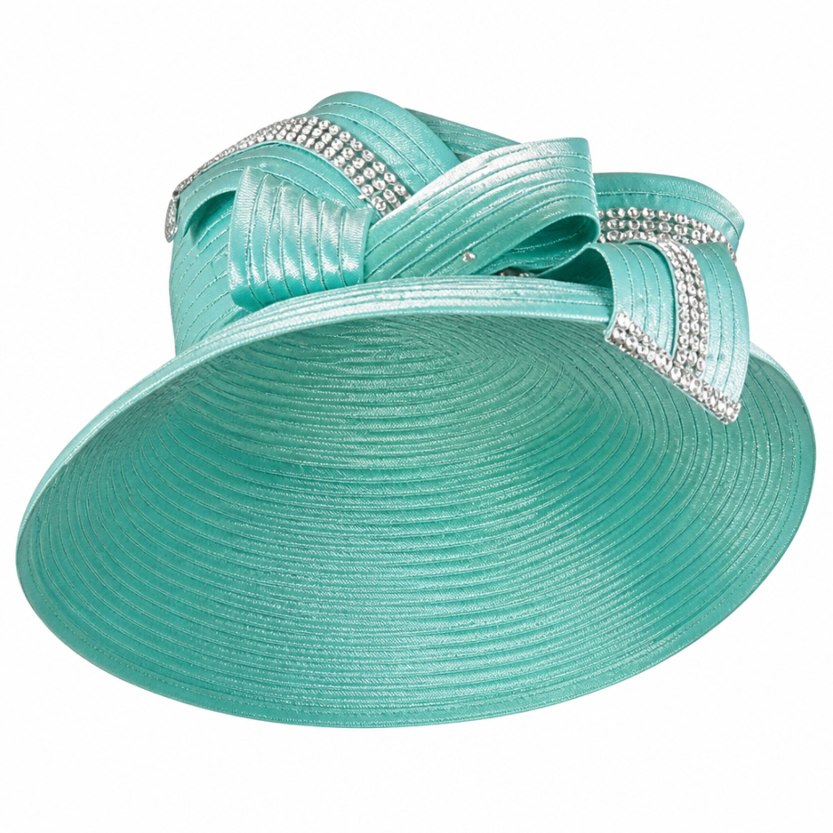 Lily And Taylor 4417-MNT-HAT Church Hat