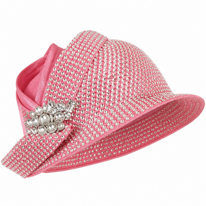 Lily And Taylor 838-PNK-HAT Church Hat