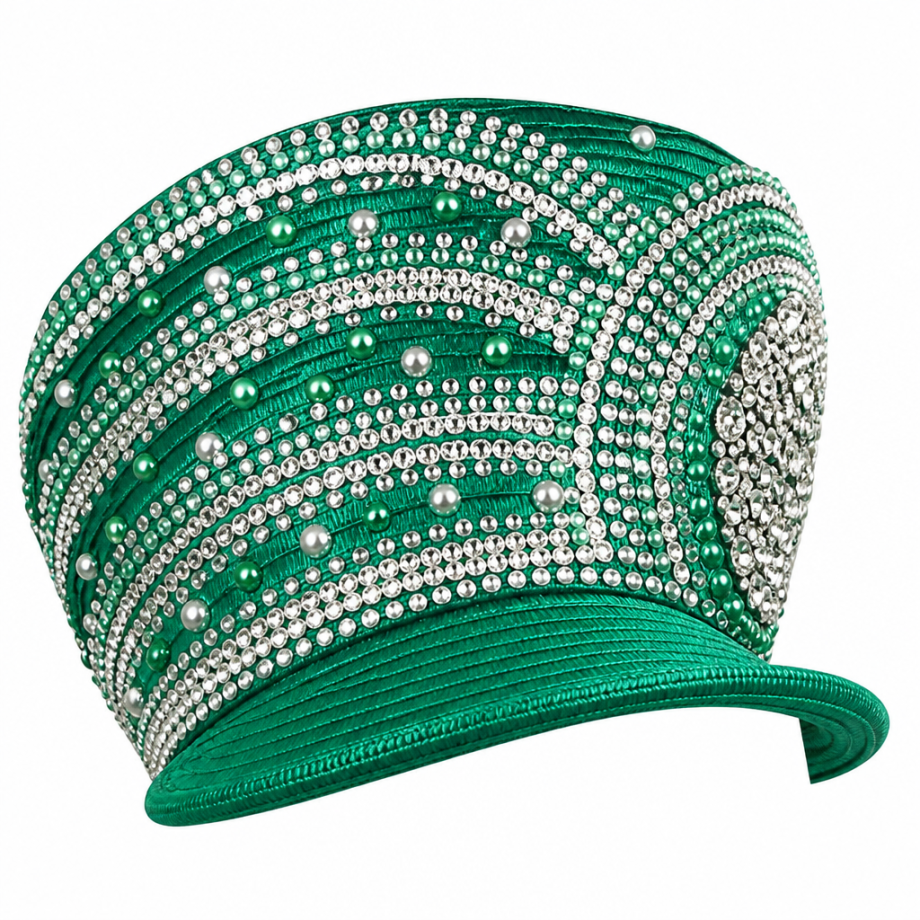 Lily And Taylor 838-EMR-HAT Church Hat