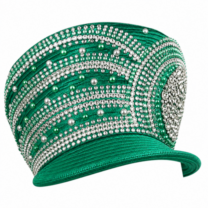 Lily And Taylor 838-EMR-HAT Church Hat