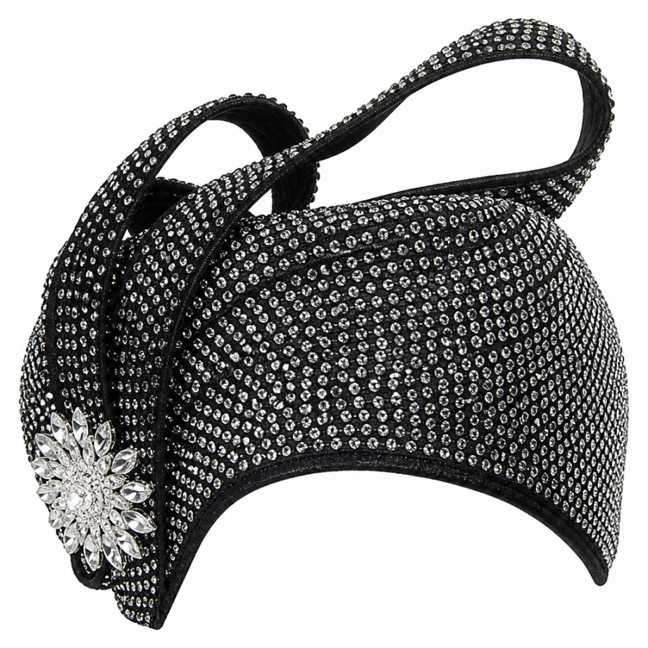 Lily And Taylor 830-BLK-HAT Church Hat