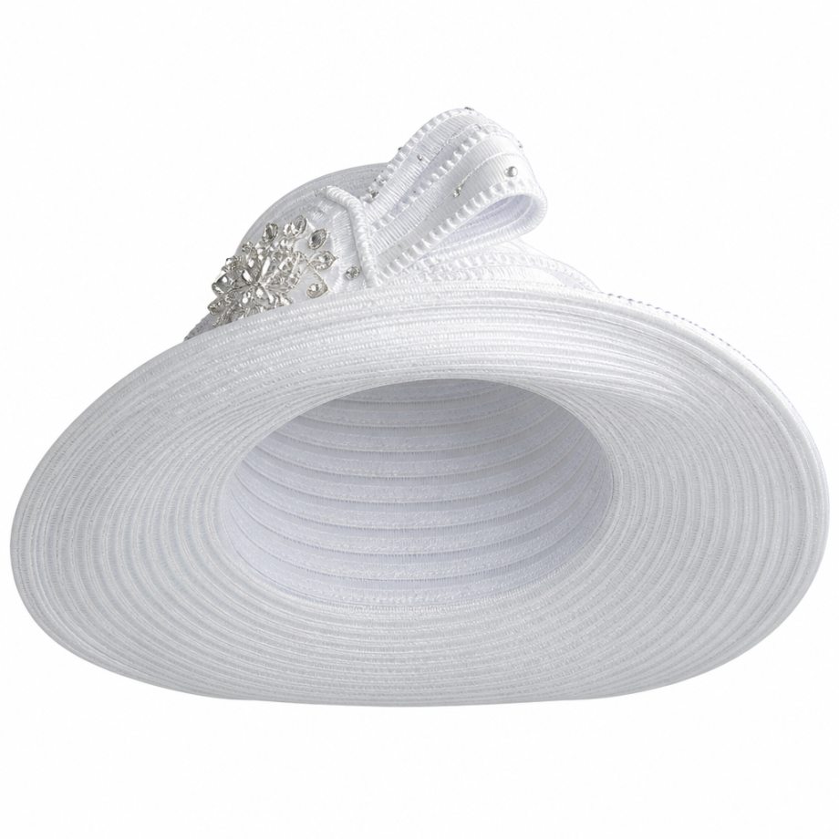 Church Suit 2834-WHT Lily And Taylor-Hat