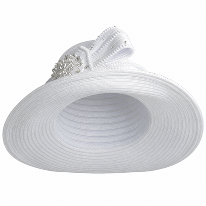 Church Suit 2834-WHT Lily And Taylor-Hat