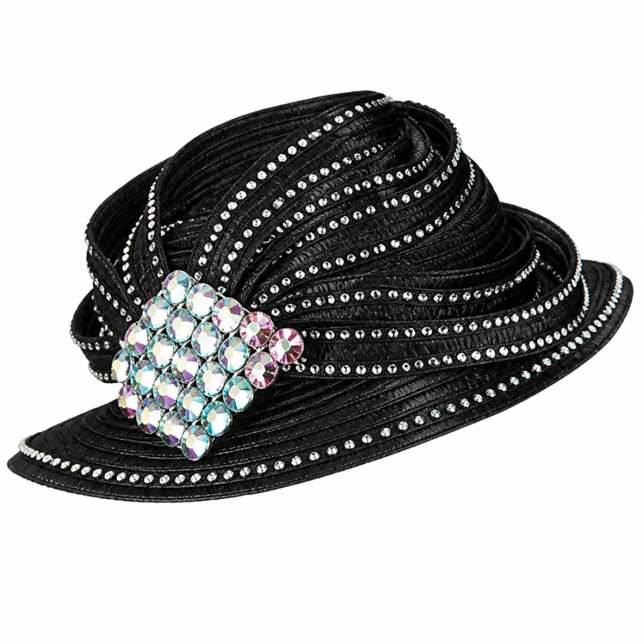 Lily And Taylor 4960-BLK-HAT