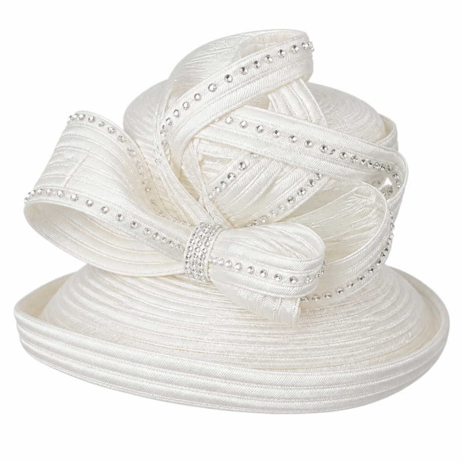 Lily And Taylor 4911-IVO-Hat Church Hat