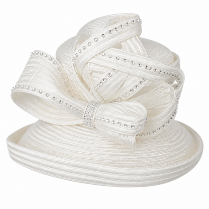 Lily And Taylor 4911-IVO-Hat Church Hat