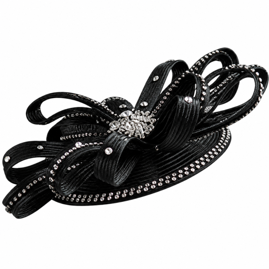 Lily H809-BLK-HAT Church Hat