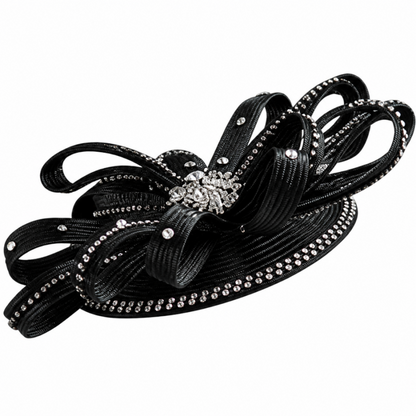 Lily H809-BLK-HAT Church Hat