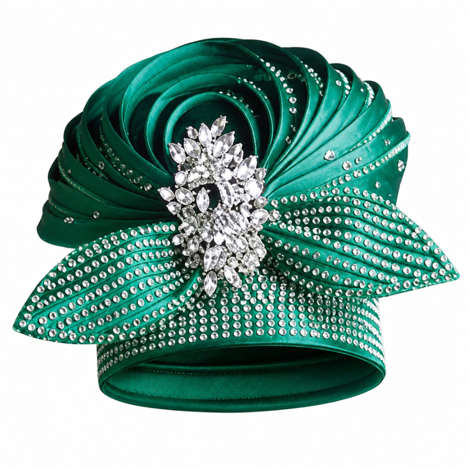Lily And Taylor 726-EMR-H Church Hat