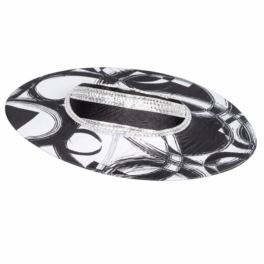 Champagne Italy 6119-BWW-H Church Hat