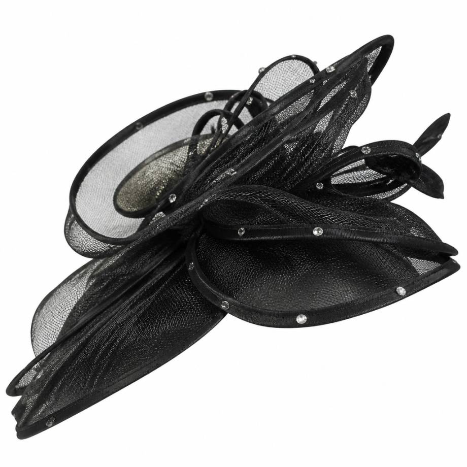 Lily And Taylor 848-BLK-HAT Church Hat