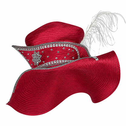 Champagne Italy 6121-RWB-H Church Hat
